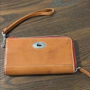 Dooney & Bourke Brown Wristlet